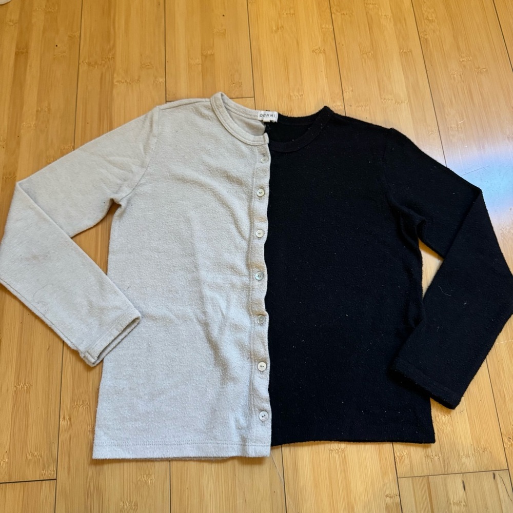 DONNI Two Tone Cardigan Size Small